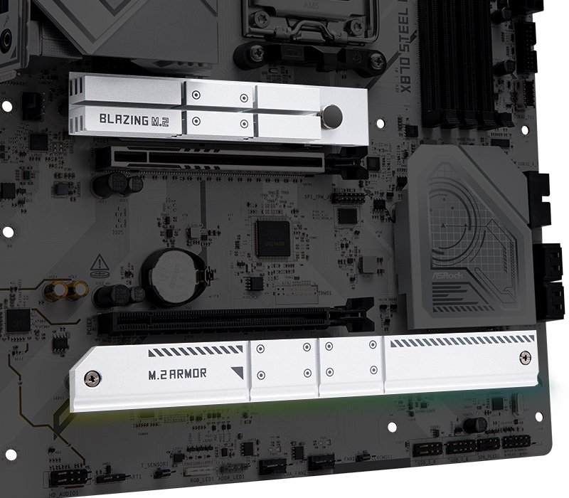 ASRock X870 STEEL LEGEND WIFI AM5 ATX Motherboard - Newegg.com